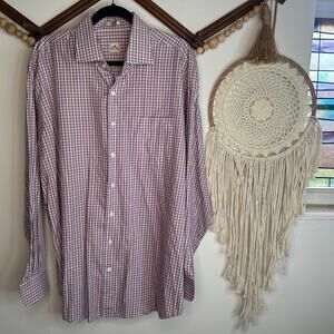Peter Millar Plaid Long Sleeve Button Down